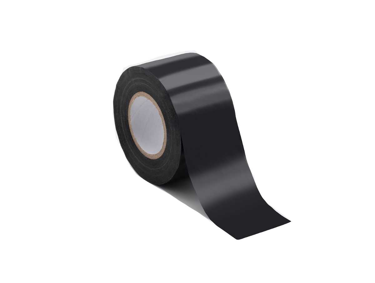 PVC Klebeband schwarz für Kautschuk Rohrisolierung Insul-Tube